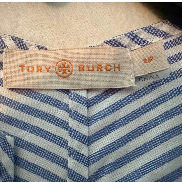 SOLD TORY BURCH ADELE EMBELLISHED CAFTAN DRESS – SIZE SMALL - Picture 9 of 9